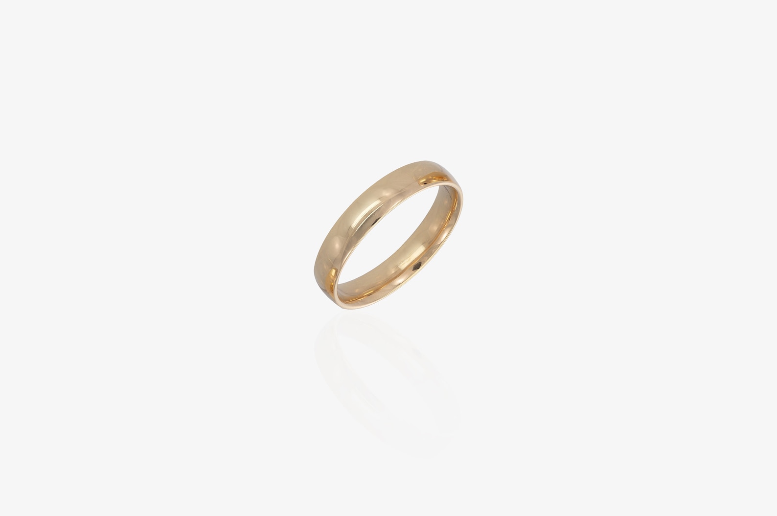4.3MM Plain Band Wedding Ring, Minimalist Ring, Comfort Fit Plain Wedding Band, Unique Wedding Band for Men